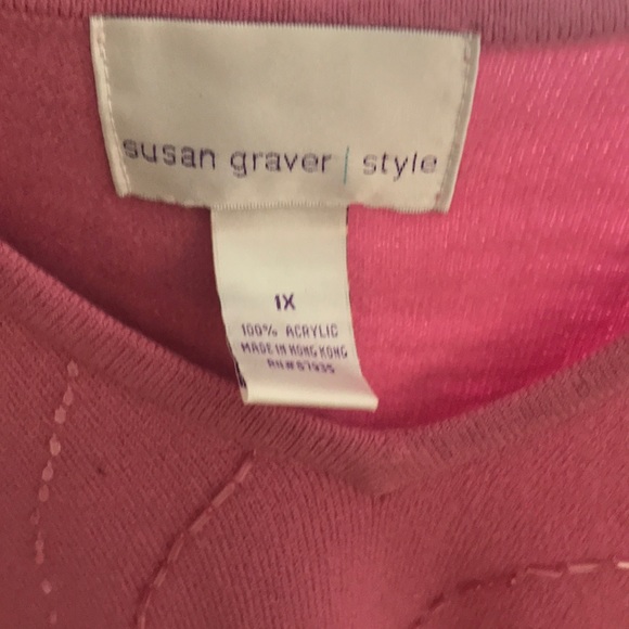 Susan Graver sweater. 1x. NWOT. - Picture 3 of 5